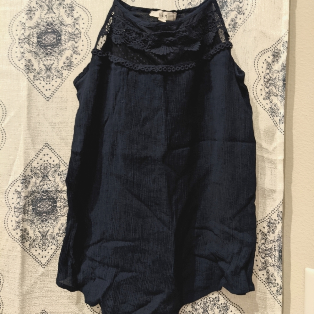 Navy Blue Top